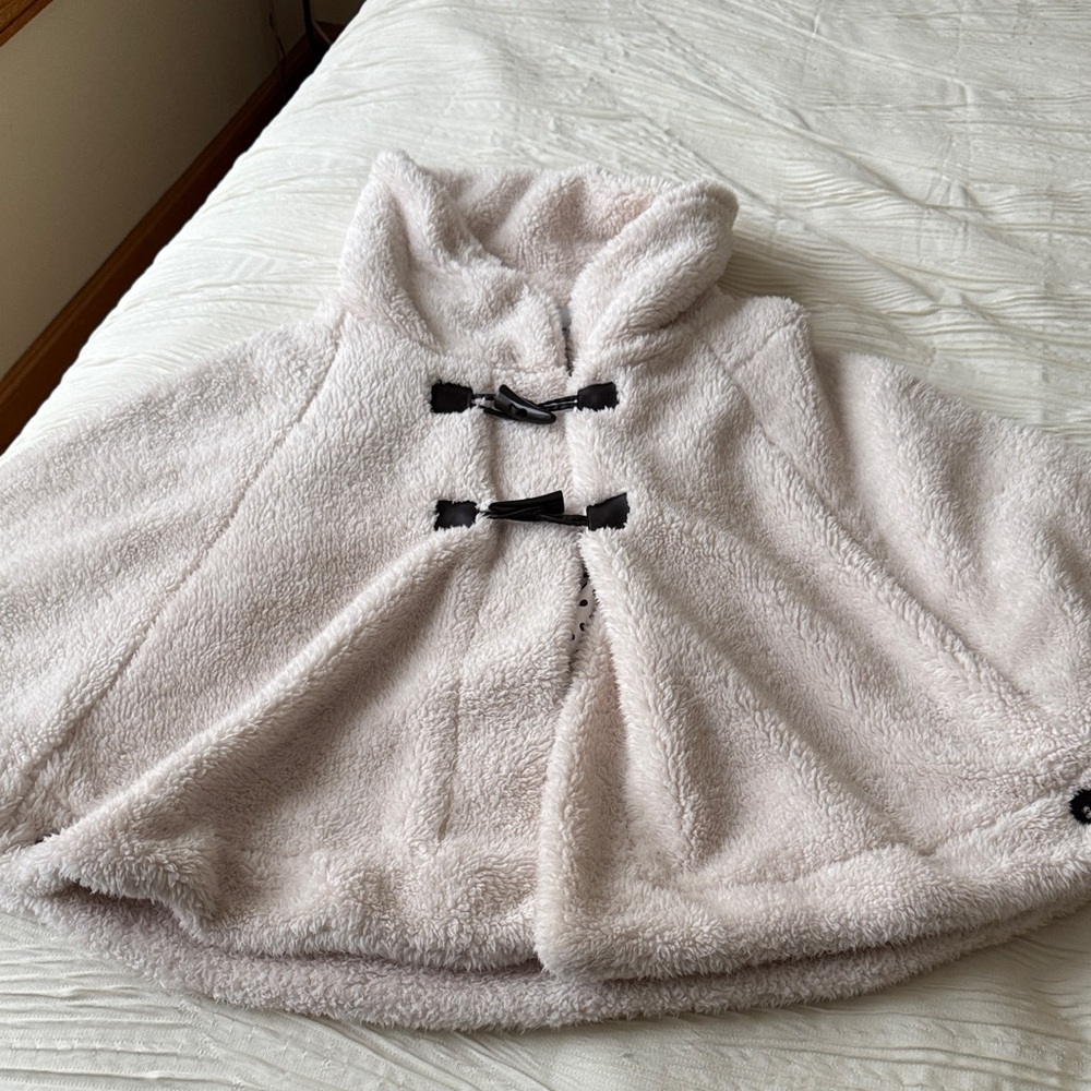 Cozy Cream woman cape Jacket